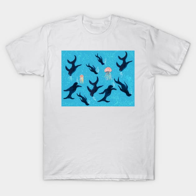 At the bottom of the sea T-Shirt by Almanzart